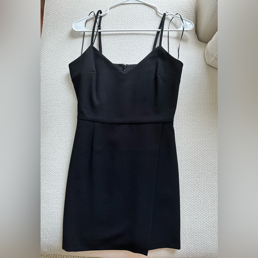 French Connection Black Asymmetric Mini Dress - Picture 2 of 11